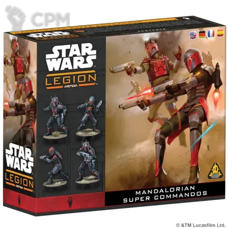 Описание картинки Star Wars: Legion - Mandalorian Super Commandos от StarkLogistics по цене 5 250руб | Свободный Рынок Миниатюр - СРМ