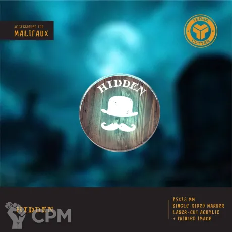Описание картинки Malifaux Hidden от TerraCutter по цене 35руб | Свободный Рынок Миниатюр - СРМ