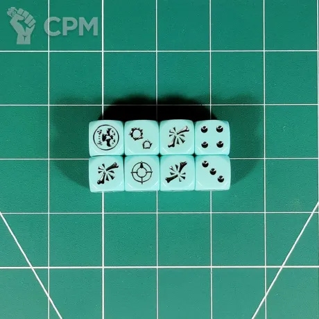 Описание картинки Necromunda Hive Secundus Dice Set I (bright) от Vault Boy по цене 2 198руб | Свободный Рынок Миниатюр - СРМ