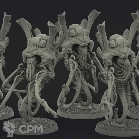 Описание картинки Venomthropes (3 шт) (copy GW) / Веномтропы (копия GW, база в комплекте) от Кузница Миниатюр по цене 930руб | Свободный Рынок Миниатюр - СРМ