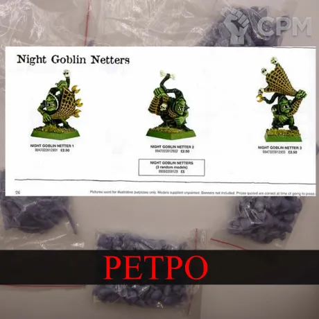 Описание картинки Night Goblin Netters от White Rhino по цене 499руб | Свободный Рынок Миниатюр - СРМ