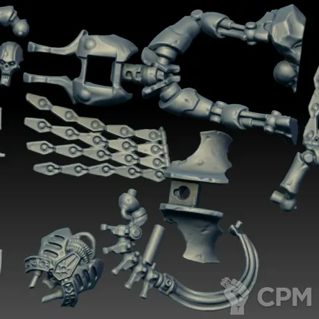 Описание картинки Royal Warden (Scan) от AxeL's Forge по цене 175руб | Свободный Рынок Миниатюр - СРМ