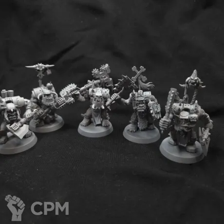 Описание картинки Ork Nobz от User39406 по цене 2 000руб | Свободный Рынок Миниатюр - СРМ