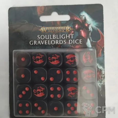 Описание картинки Soulblight Gravelords Dice Set от  по цене 3 150руб | Свободный Рынок Миниатюр - СРМ