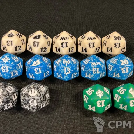 Описание картинки MTG Life Counters (D20) от Барахолка Баллиоза по цене 80руб | Свободный Рынок Миниатюр - СРМ