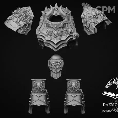 Описание картинки Armour model Vetustus type Noctis от Bazilevs по цене 845руб | Свободный Рынок Миниатюр - СРМ