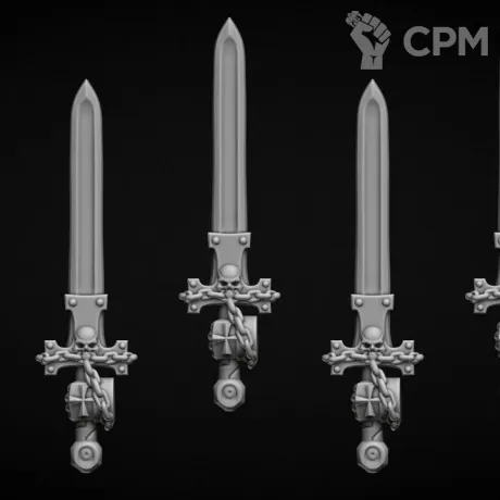 Описание картинки мечи тип Temple (левая рука) от Bazilevs по цене 497руб | Свободный Рынок Миниатюр - СРМ