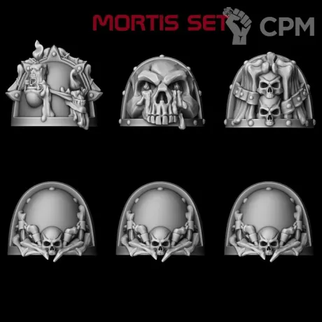 Описание картинки Наплечники Mortis от Bazilevs по цене 497руб | Свободный Рынок Миниатюр - СРМ