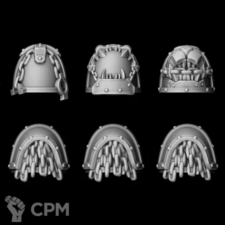 Описание картинки наплечники Hound от Bazilevs по цене 497руб | Свободный Рынок Миниатюр - СРМ