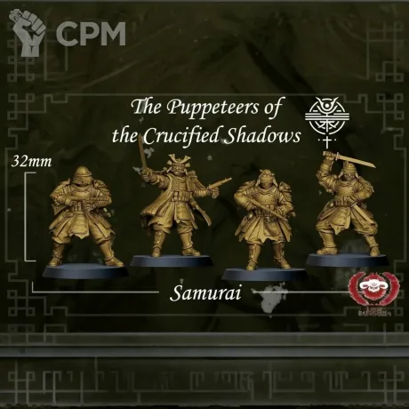 Описание картинки Samurai  (Trench Crusade) от LDBits по цене 2 059руб | Свободный Рынок Миниатюр - СРМ