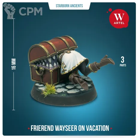 Описание картинки Миниатюра Frierend Wayseer on vacation от Артель W по цене 850руб | Свободный Рынок Миниатюр - СРМ