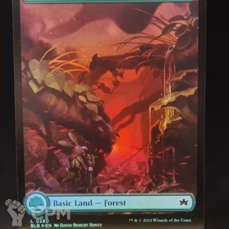 Описание картинки Forest (BLB Full Art Foil) от Барахолка Баллиоза по цене 250руб | Свободный Рынок Миниатюр - СРМ