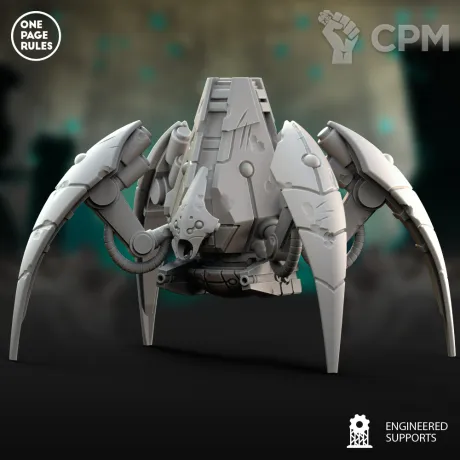 Описание картинки Triatch Stalker, Canoptek Doomstalker/One Page Rules - Robot Legions - Spider Walker от Laboratory of Chaos по цене 500руб | Свободный Рынок Миниатюр - СРМ