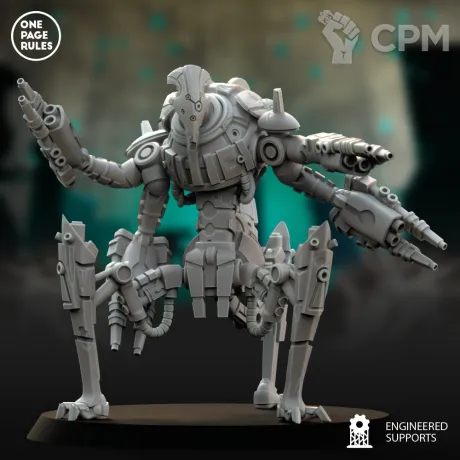 Описание картинки Hexmark Destroyer/One Page Rules - Robot Legions - Tri-Scorpion Pistoleer от Laboratory of Chaos по цене 150руб | Свободный Рынок Миниатюр - СРМ