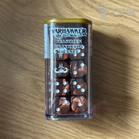 Описание картинки Beastmen Brayherds Dice Set от zurdo по цене 5 000руб | Свободный Рынок Миниатюр - СРМ