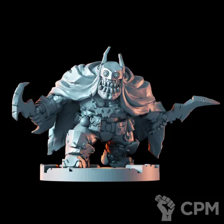 Описание картинки Миниатюра орк Варбосс Брюс Пейн, Warboss от Brother Ork по цене 760руб | Свободный Рынок Миниатюр - СРМ