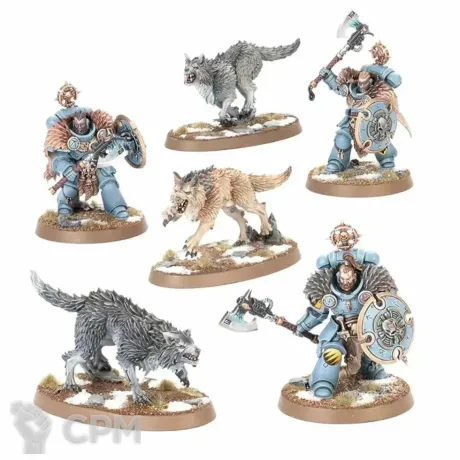 Описание картинки Wolf Guard Headtakers от Knight of Light по цене 850руб | Свободный Рынок Миниатюр - СРМ