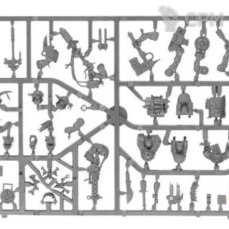 Описание картинки Ork boyz (old) nob & upgrade от Wako Lab (Recast) по цене 1 088руб | Свободный Рынок Миниатюр - СРМ