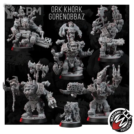 Описание картинки ORK KHORK GORENOBBAZ от PocketSized Prints по цене 1 650руб | Свободный Рынок Миниатюр - СРМ
