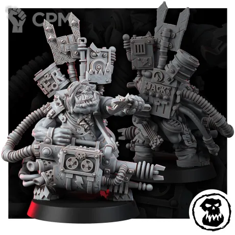 Описание картинки Миниатюра "Mek Black", Mek от Brother Ork по цене 640руб | Свободный Рынок Миниатюр - СРМ