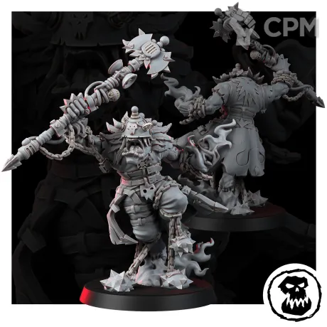 Описание картинки Миниатюра Ork Weirdboy Wurd Murson от Brother Ork по цене 700руб | Свободный Рынок Миниатюр - СРМ