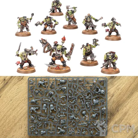 Описание картинки Ork Boyz #1 от Artsart по цене 100руб | Свободный Рынок Миниатюр - СРМ