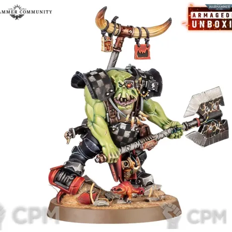 Описание картинки Armageddon Orks Bigboss от nzr122 по цене 2 500руб | Свободный Рынок Миниатюр - СРМ