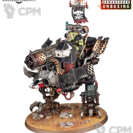 Описание картинки Armageddon Ork Big Mek Dakkarig от nzr122 по цене 4 500руб | Свободный Рынок Миниатюр - СРМ