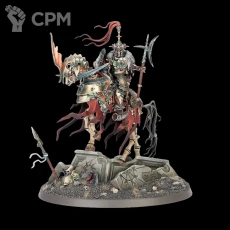 Описание картинки Wight King on Skeleton Steed от Орки с наГорки по цене 600руб | Свободный Рынок Миниатюр - СРМ