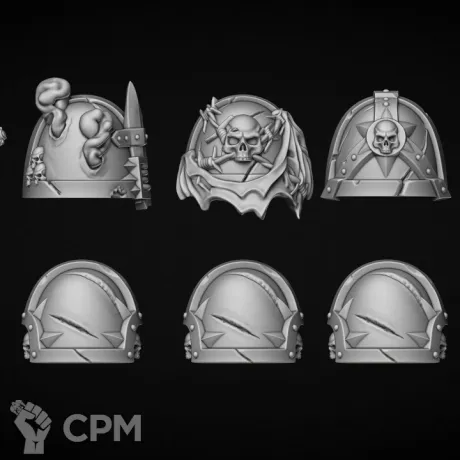 Описание картинки наплечники Gass от Bazilevs по цене 497руб | Свободный Рынок Миниатюр - СРМ