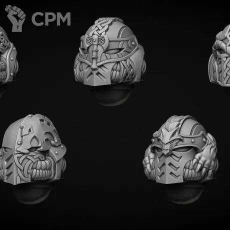 Описание картинки шлем“MENDAX” тип Wolves Guard от Bazilevs по цене 398руб | Свободный Рынок Миниатюр - СРМ