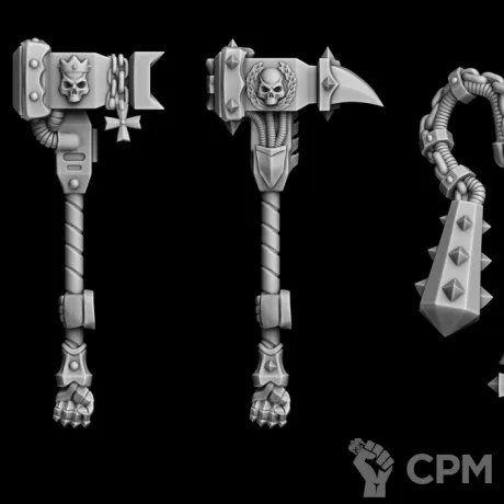 Описание картинки Молоты тип Hammer (левая рука) от Bazilevs по цене 497руб | Свободный Рынок Миниатюр - СРМ