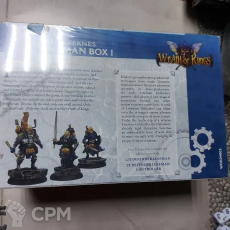 Описание картинки Wrath of Kings: House Teknes - Lineman Box #1 (15 миниатюр) коробка в плёнке от V130177@mail.ru по цене 2 000руб | Свободный Рынок Миниатюр - СРМ
