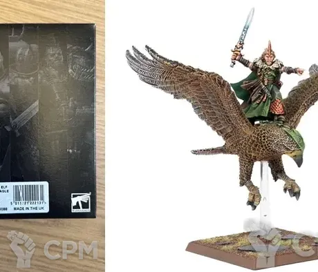 Описание картинки Wood Elf Noble on Great Eagle от zurdo по цене 7 100руб | Свободный Рынок Миниатюр - СРМ
