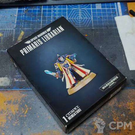 Описание картинки Primaris Librarian от Monger по цене 3 950руб | Свободный Рынок Миниатюр - СРМ