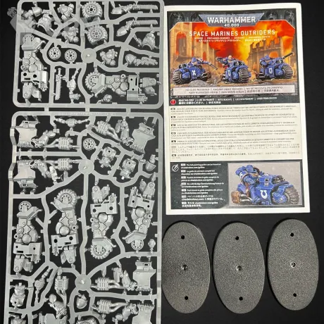 Описание картинки Space Marines Outriders оригинальные цельные литники от LDBits по цене 100руб | Свободный Рынок Миниатюр - СРМ
