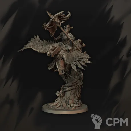 Описание картинки PaladinOnPegassus от Manufactorum76 по цене 1 000руб | Свободный Рынок Миниатюр - СРМ