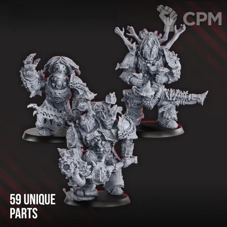 Описание картинки Pandemic Warriors от Manufactorum76 по цене 350руб | Свободный Рынок Миниатюр - СРМ