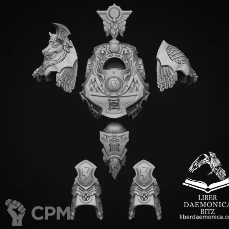 Описание картинки Armour model “Vetustus” type Tribus от LDBits по цене 968руб | Свободный Рынок Миниатюр - СРМ