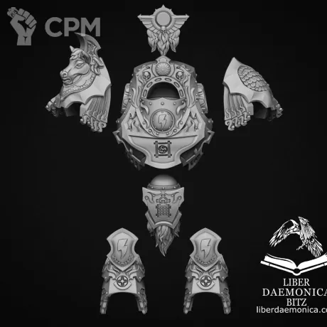 Описание картинки Armour model “Vetustus” type Tribus от Bazilevs по цене 845руб | Свободный Рынок Миниатюр - СРМ