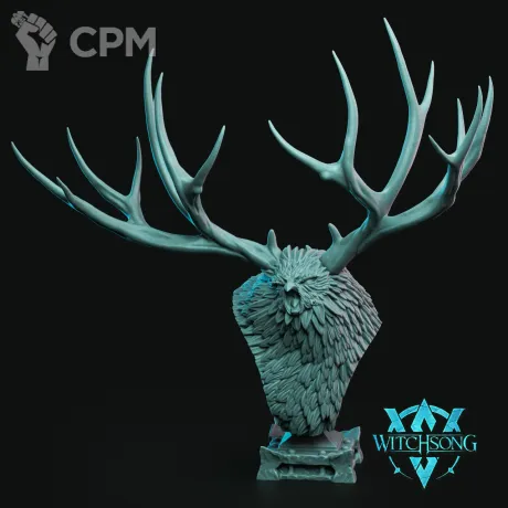 Описание картинки Bust - The Owl Bear Progenitor от ADEPT M&P по цене 2 000руб | Свободный Рынок Миниатюр - СРМ