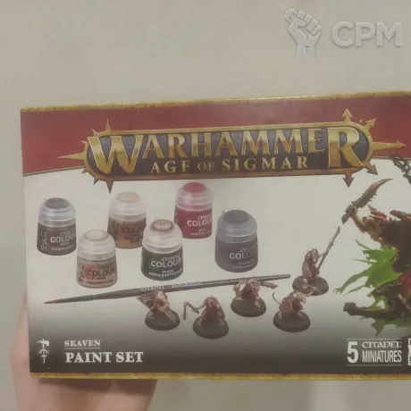Описание картинки Skaven paint set, новая коробка от  Elektrik по цене 4 000руб | Свободный Рынок Миниатюр - СРМ