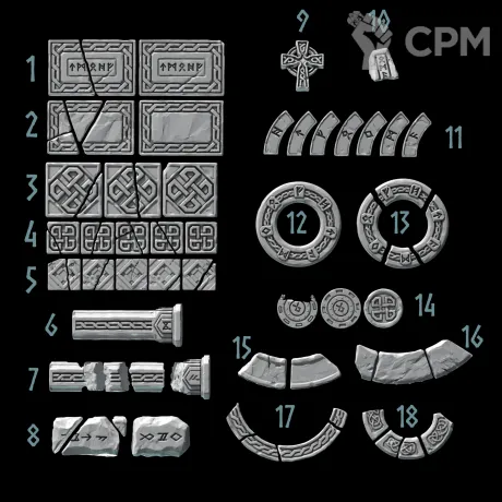 Описание картинки BASING BITS от Fisher print по цене 1 800руб | Свободный Рынок Миниатюр - СРМ