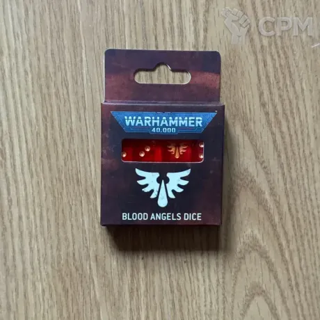 Описание картинки Blood Angels Dice Set от zurdo по цене 3 500руб | Свободный Рынок Миниатюр - СРМ