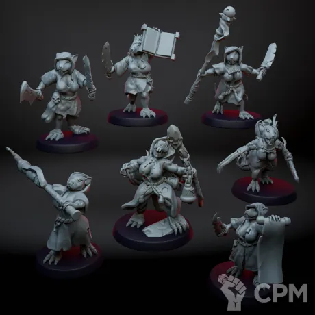 Описание картинки Skaven/Rats от Barduck Miniatures по цене 1 499руб | Свободный Рынок Миниатюр - СРМ