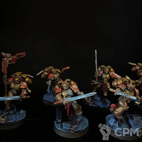 Описание картинки Sanguinary guard x6 от PKohman по цене 9 000руб | Свободный Рынок Миниатюр - СРМ