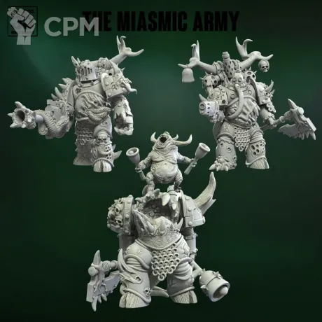 Описание картинки 3 Plague Marines от MrMetalHorror по цене 350руб | Свободный Рынок Миниатюр - СРМ