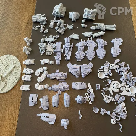 Описание картинки XV109 Y'Vahra Battlesuit от ArtyomKosh по цене 3 000руб | Свободный Рынок Миниатюр - СРМ