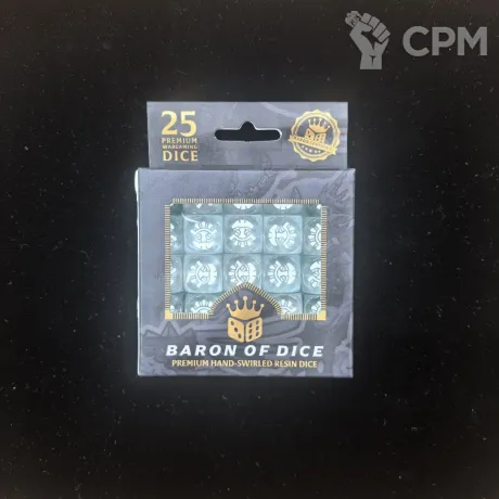 Описание картинки Набор кубов Baron Of Dice Ancient Frog (Round Corner, x25 Dice) от Akella по цене 5 500руб | Свободный Рынок Миниатюр - СРМ