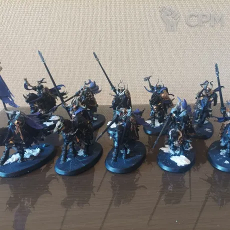 Описание картинки Chaos Knights (AoS, 10 моделей) от LordNest по цене 5 500руб | Свободный Рынок Миниатюр - СРМ